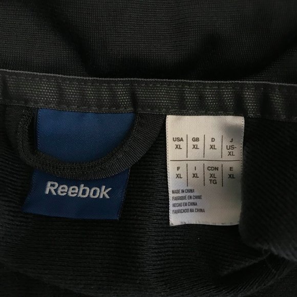 Men's Reebok Zippered Track Jacket XL - Picture 2 of 2